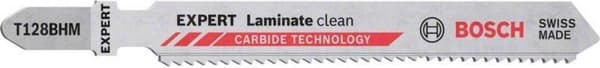 Bosch tilbehør 2608901707 EKSPERT "LAMINATE CLEAN" T 128 BHM BLADEN 2 stk.
