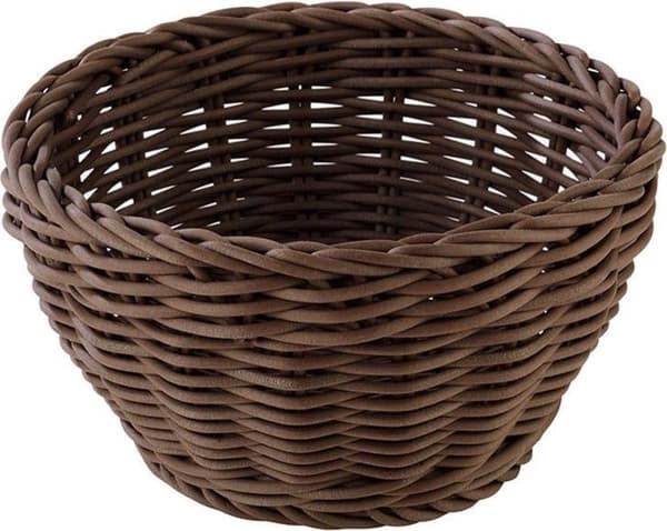 APS Mand rund 16 cm, donkerbruin - Per stuk