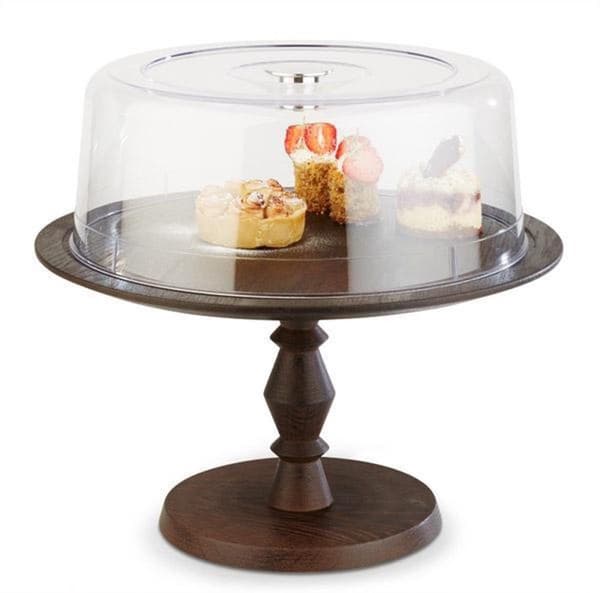 Vershouddeksel transparent och krom grepp - ø33 cm - Set med 2 delar