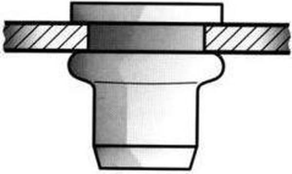 GESIPA blindnittemøtrik stål M8 11x17 mm dxl f.0,25-3,5 mm GESIPA kuppelhoved (6420397)