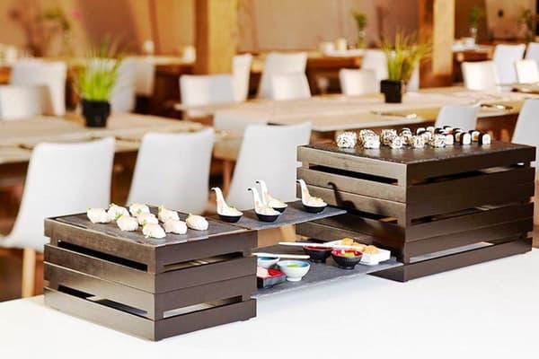 Houten buffet system superbox - 55 -5x35xh10 -5 cm - lichtBruin
