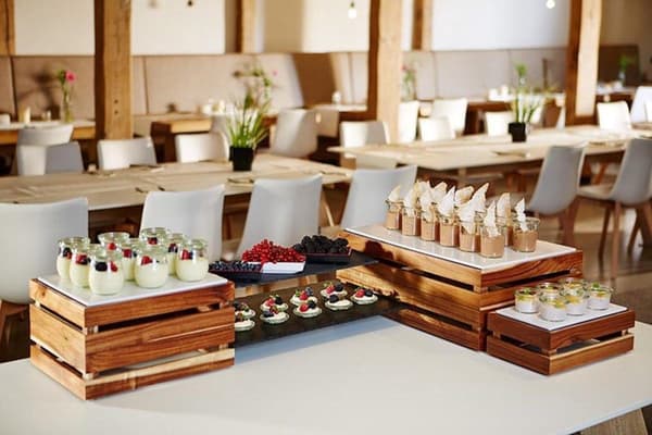 Houten buffet system superbox - 55 -5x35xh10 -5 cm - lichtBruin