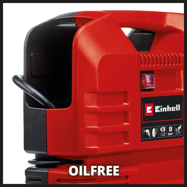 Einhell 4020660 kompressor TC-AC 190 OF sæt 8 bar 1 cylinder (4020660)