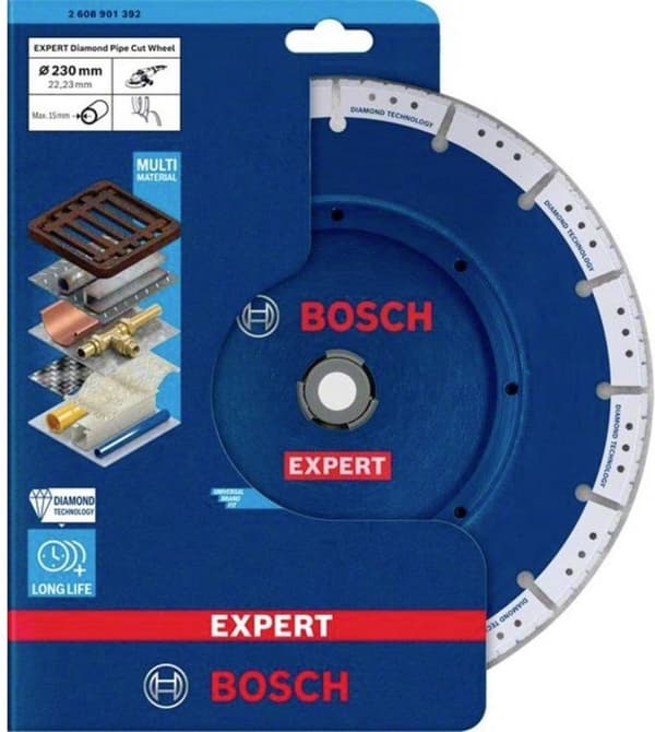 Bosch tillbehör 2608901392 Diamantdörrskiva 230 mm 1 stuk(s)