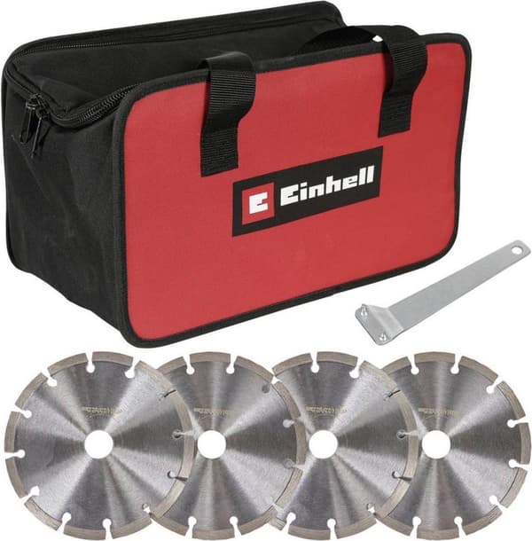 Einhell Muurfrees TE-MA 1700 (1700 W, sleufbreddinställning till 38 mm, sleufdiepte till 40 mm, mjukstart, överbelastningsskydd, inkl. 4 diamantslijps