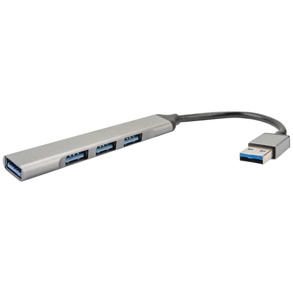 4Smarts USB-Kombi-Hub Rymdgrå