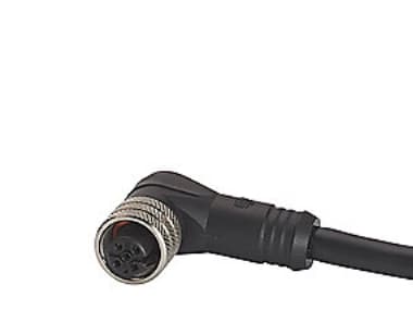 Danfoss ETS kabel 8m - Vinkelløbs-stik, Hun, M12, PVC, 8 m