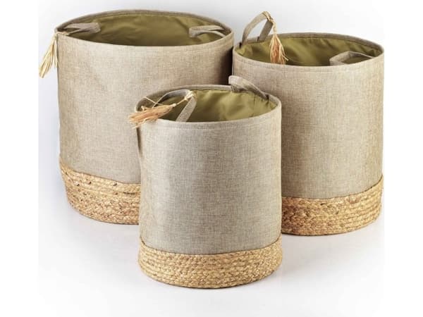 Mondex AMPARO SETT MED 3 KURVER L42xh46cm, M39xh42cm, B34xh38cm