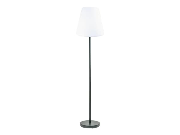 Schwaiger - Gulvlampe - LED - total: 2.16 W - RGB-lys - 3000 K - soldrevet - hvit