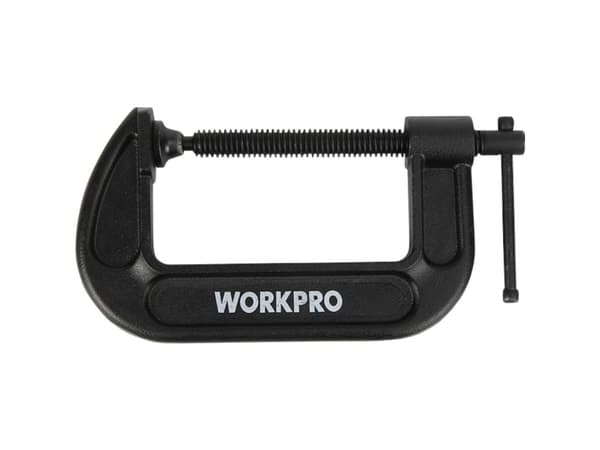 Skruetvinger WorkPro 2465027 Spann-Weite (max.):100 mm Mål, længde: 210 mm Udhængsmål:100 mm
