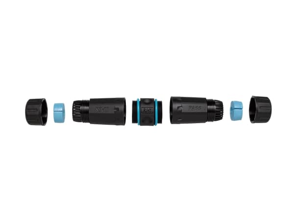 Equip 221172, RJ-45, RJ-45, Svart, Blå