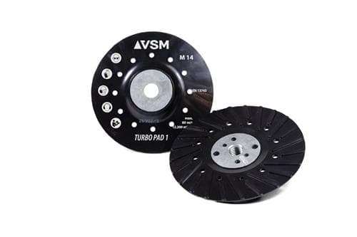 Bagskive Turbopad 1 Ø125-M14 ventileret