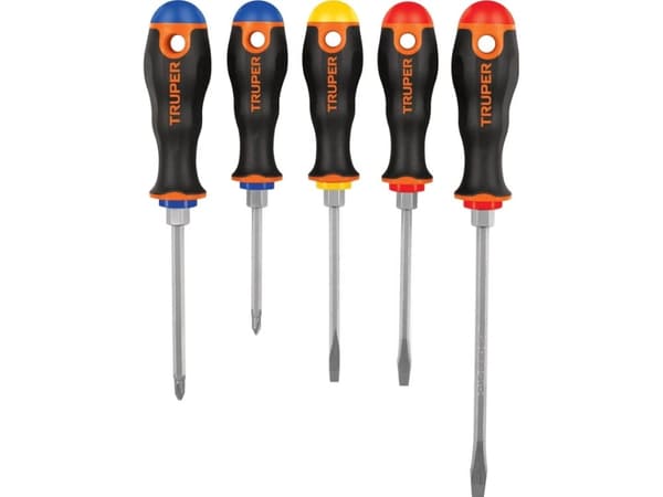 Skrutrekkersett Truper DTJ-5B; 5 stk.