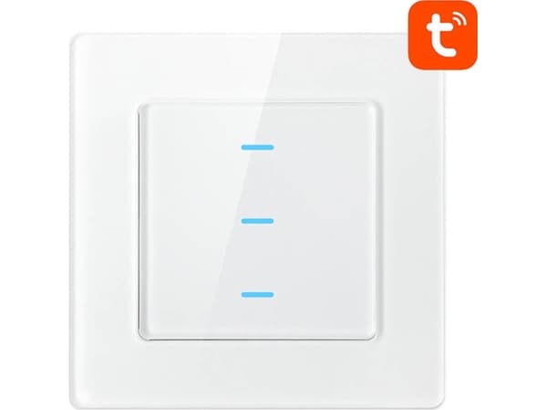 Avatto N-TS10-W3 TUYA WiFi Touch Light Switch (hvit)