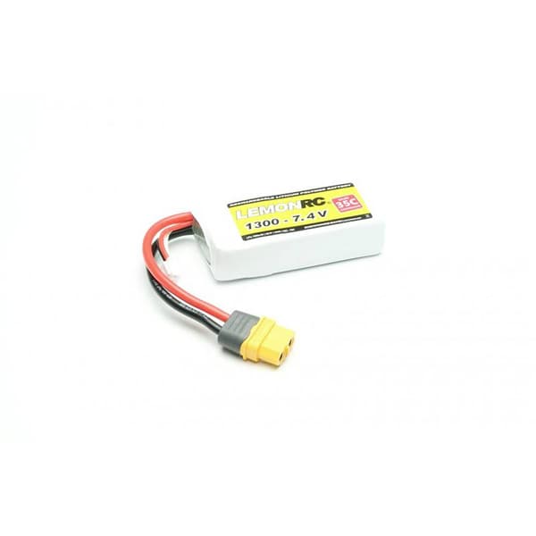 LemonRC RC Batteripack (LiPo) 7.4 V 1300 mAh Antal celler: 2 35 C Softcase XT60