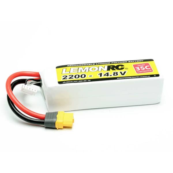 LemonRC RC Batteripack (LiPo) 14.8 V 2200 mAh Antal celler: 4 35 C Softcase XT60