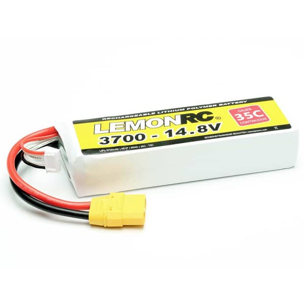 LemonRC RC Batteripack (LiPo) 14.8 V 3700 mAh Antal celler: 4 35 C Softcase XT90