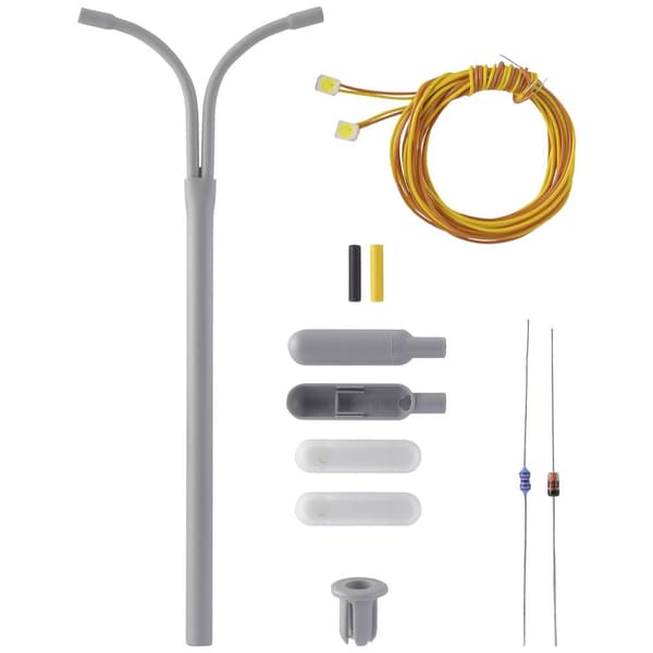 Viessmann Modelltechnik H0 Liten gatlykta dubbel Byggsats 6723 1 st