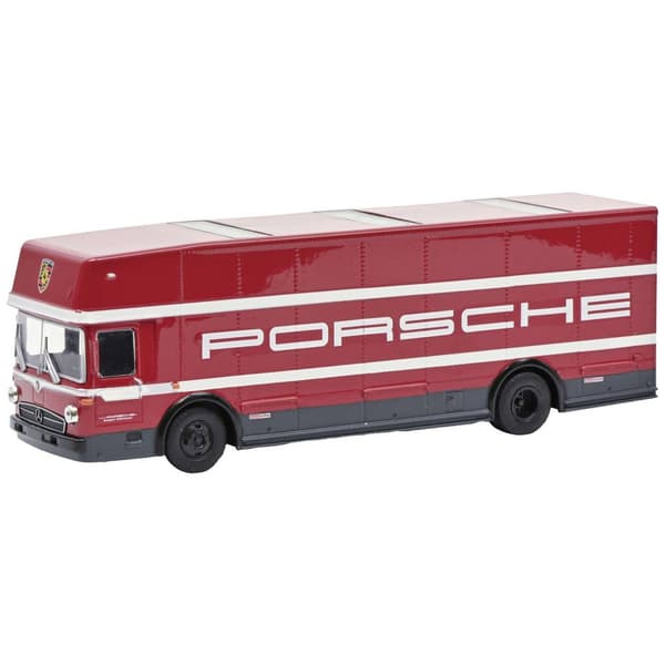 Schuco 452668000 H0 Byggmodell Lastbil Mercedes Benz Tävlingsbil Porsche