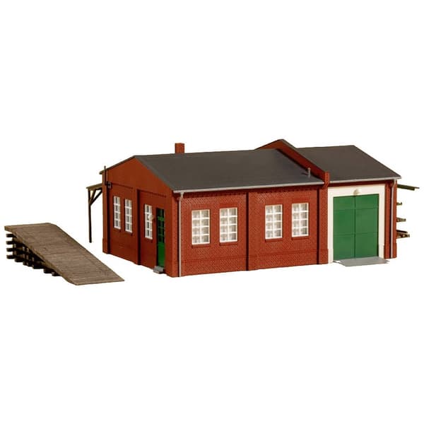 Auhagen 11462 H0 Banmästeri med ramp