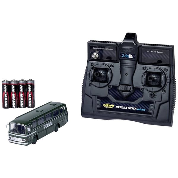 Carson Modellsport 504151 1:87 MB Bus O 302 Polizei 2.4G 100% RTR 1:87 RC modellbil Elektrisk Buss