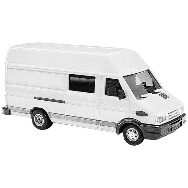 Busch 60270 H0 Byggmodell Bil Iveco Daily lådvagn