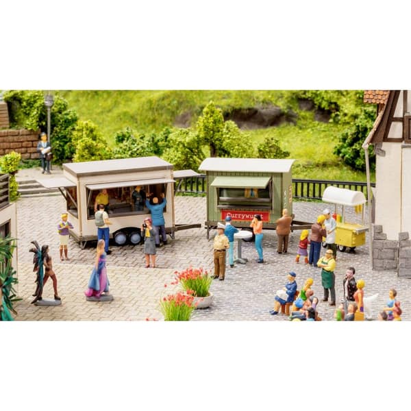 NOCH 14396 H0 L-C minis Mobile Imbissställningar 2-pack Byggsats