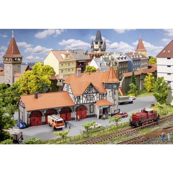 Rådhus med brandstation N Faller 232194