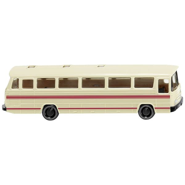 Wiking 097102 N Byggmodel Buss Mercedes Benz Långfärdsbuss O 302 - starkt elfenbensvit