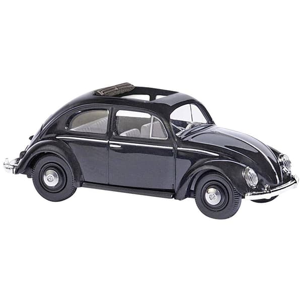 Busch 52942 H0 Byggmodell Bil Volkswagen Käfer kopplingsfönster svart