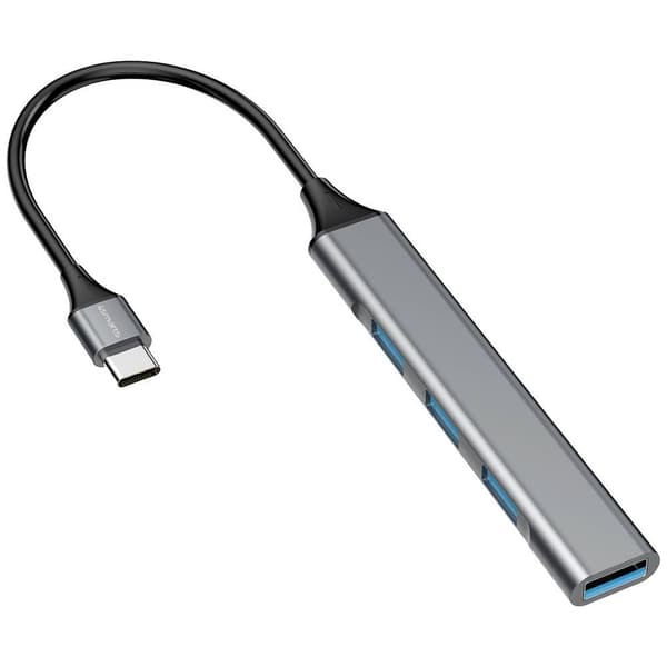 4Smarts USB-Kombi-Hub Rymdgrå