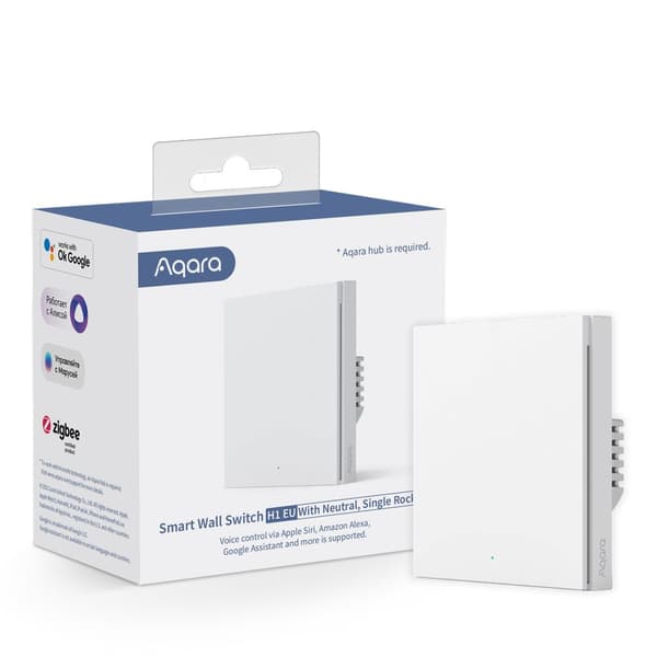 Aqara Smart Wall Switch H1 (with neutral. single rocker)