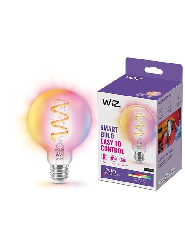 WiZ - E27 - Color  Tunable White Filament Pre - Globe - WiFi