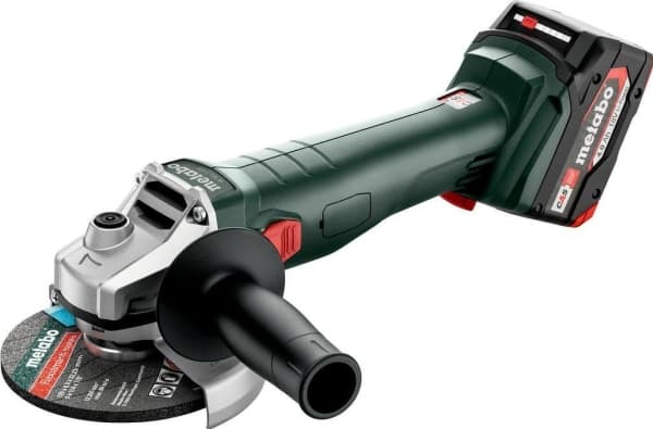 METABO.šlifuoklis KĄT.W 18 7-125 2x4,0Ah METABOX