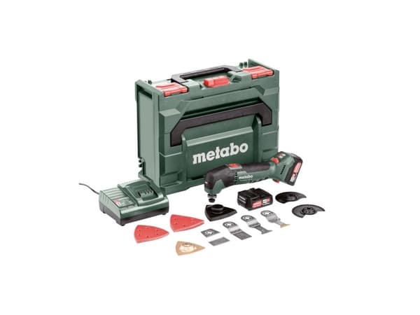 Metabo PowerMaxx MT 12 613089510 Batteridrevet multifunktionsværktøj inkl. ekstra batteri, Inkl. oplader, Kuffert 12 V 2 Ah Antal batterier, der følg
