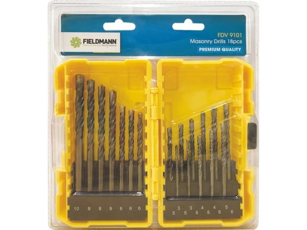Fieldmann borrkronesats Fieldmann FDV9101 betongborrkronor 18 st