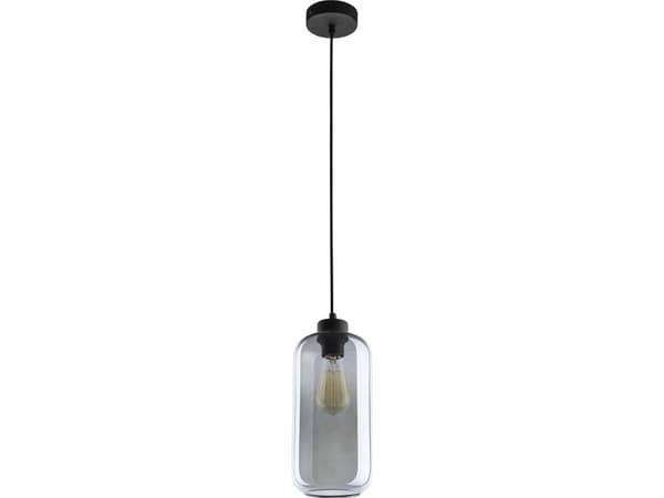 Orno LAZIO 1P hengelampe, hengelampe, E27 maks. 15W, sort