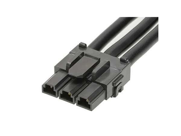 Molex Stiftkabinet-kabel Samlet antal poler 3 Rastermål: 10.00 mm 369240303 1 stk Bulk