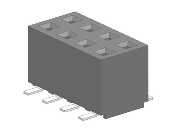 Molex Inbyggd sockellist (standard) Totalt antal poler 20 Rutmått: 2,00 mm 873402024 27 st Rör