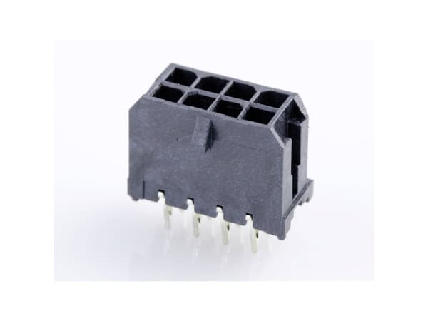Molex Inbyggd stiftlist (standard) Totalt antal poler 8 449140801 1 st Fack