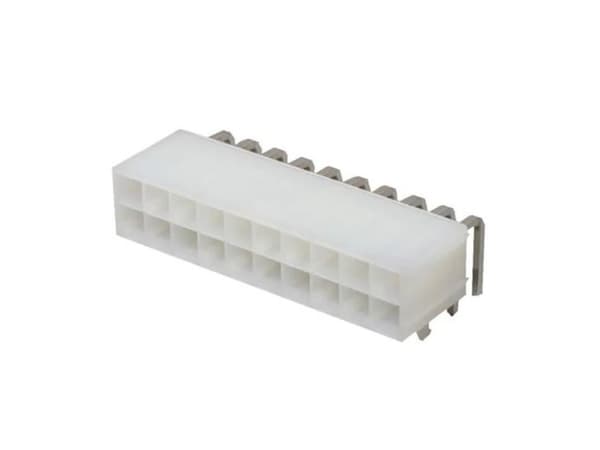 Molex Sisäänrakennettu pistorasia (vakio) Napojen kokonaismäärä 20 39301200 1 kpl Irtotavarana myytävä