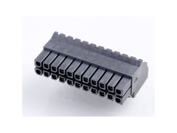 Molex Sisäänrakennettu tappiliuska (vakio) Napojen kokonaismäärä 22 447642203 1 kpl Lokero