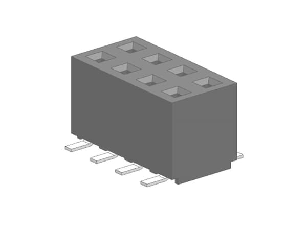 Molex Inbyggd sockellist (standard) Totalt antal poler 18 Rutmått: 2,00 mm 873401824 1 st Rör