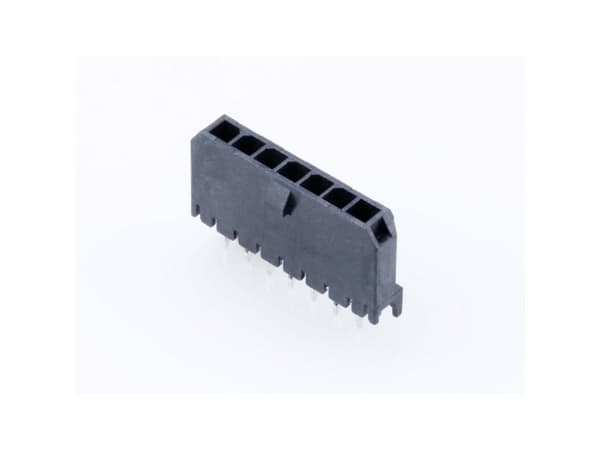 Molex Indbygningsstiftliste (standard) Samlet antal poler 7 Rastermål: 3.00 mm 436500716 1 stk Tray