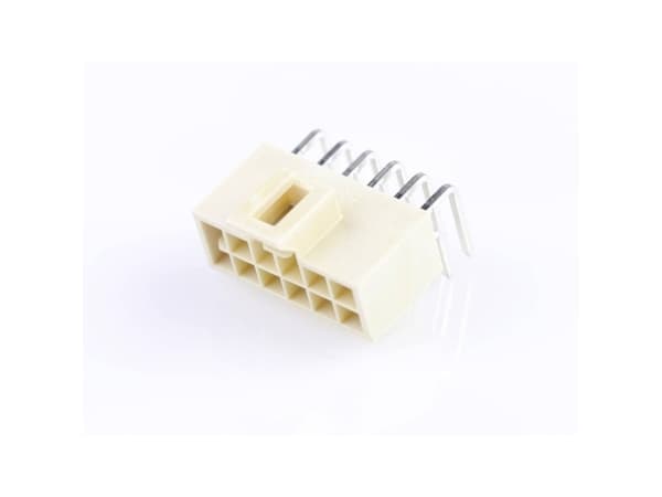 Molex infälld uttagslist (standard) Totalt antal poler 12 Rutmått: 2,50 mm 1053142312 1 st Fack