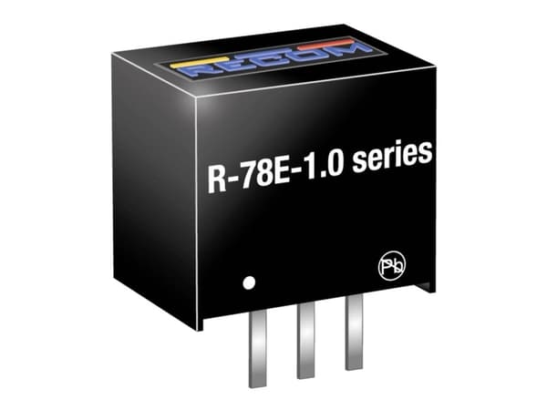 RECOM R-78E12-1.0/X9 DC/DC bilväxelriktare 12 V 1 A 12 W Innehåll 1 st