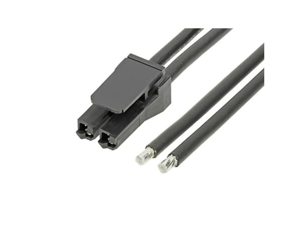 Molex Anslutning Skåp Kabel Totalt antal poler 2 2160111023 1 st Bulk