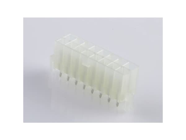 Molex infälld sockellist (standard) Totalt antal poler 16 Rutmått: 4,20 mm 39299163 1 st Fack