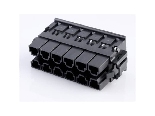 Molex Tilslutningskabinet-kabel Samlet antal poler 12 Rastermål: 10.00 mm 439141104 1 stk Bulk