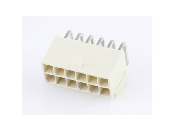 Molex Upotettava pistorasia (vakio) Napojen kokonaismäärä 12 Ruudukon mitat: 4,20 mm 874271202 1 kpl Lokero